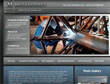Tablet Screenshot of metalcraftservices.com